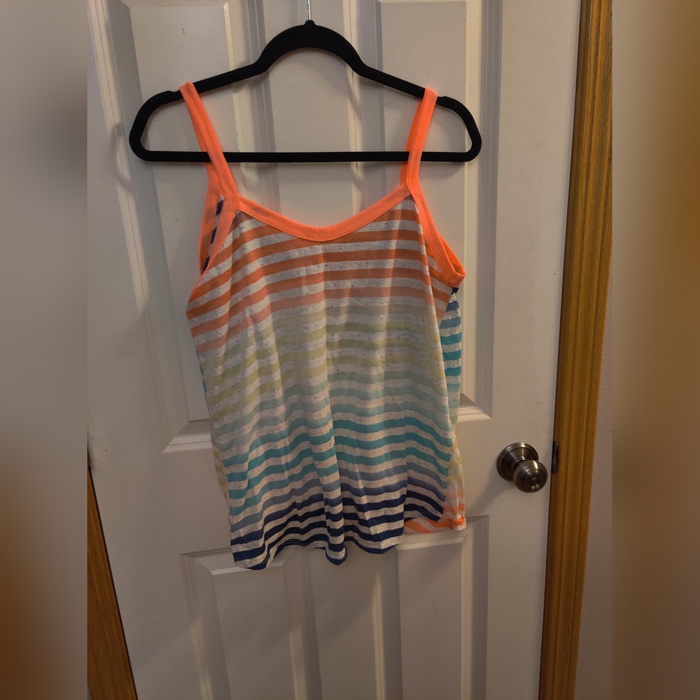 Striped Multicolor Tank Top - Picture 2 of 2